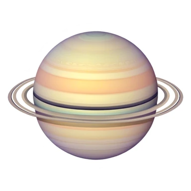 Aesthetic pastel saturn  sticker