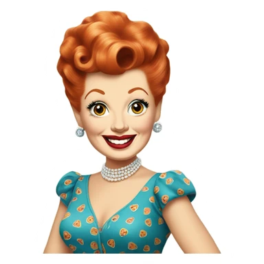lucille ball sticker