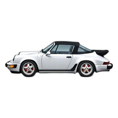 Une Porsche 964 targa sticker