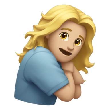 Corazón y llorar sticker