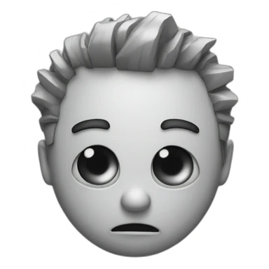 electricity character sad face sticker