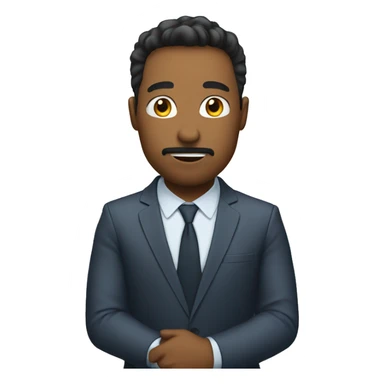 interviewer asking question sticker