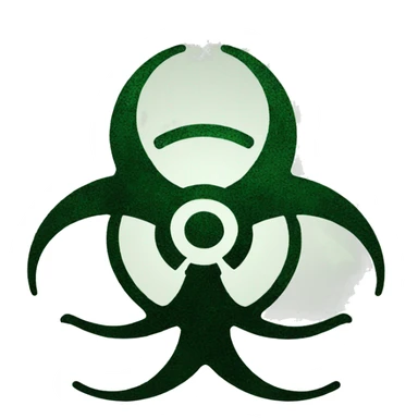 biohazard sign sticker