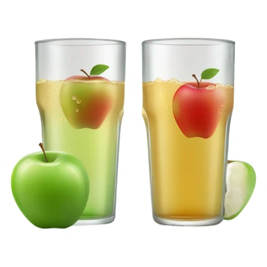 apple juice sticker