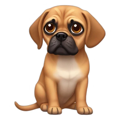 Puggle sticker