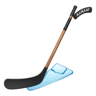Hockey goalie stick sticker