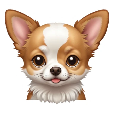 Chihuahua in weiß braun gefleckt  sticker