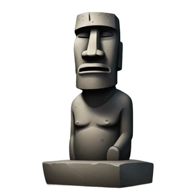 MOAI STATUE sticker