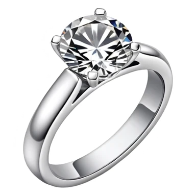 glitter white diamond married ring sticker