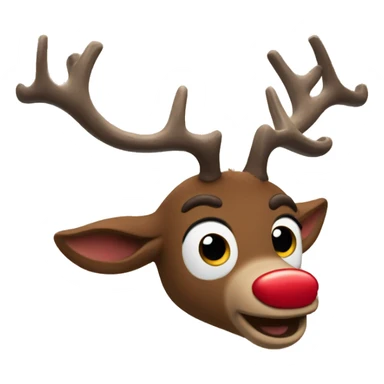 rudolph the red nosed reindeer sticker