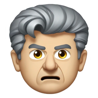 jean-luc mélenchon angry sticker