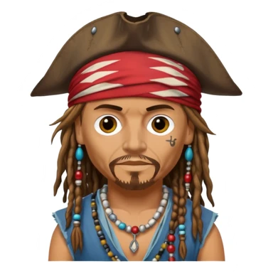 Captain Jack Sparrow sticker