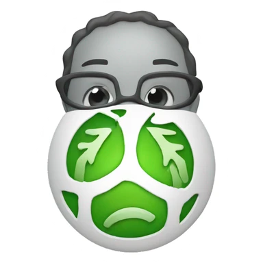 emoji related to environmental sustainability & ethical issues in computers/technology. sticker