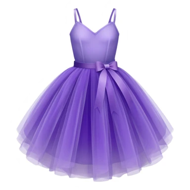 cinematic-realistic-purple-tutu,-layers-of-fine,-soft-tulle-forming-a-voluminous-and-airy-skirt,-delicate-folds-catching-the-light,-slightly-frayed-edges-adding-authenticity,-glowing-softly-with-a-warm-and-ethereal-elegance sticker
