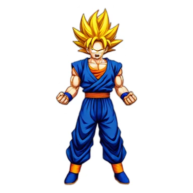 Sangoku super sayan sticker