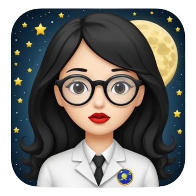 Genera emogis de 4 cuatro enfermeras de cabello negro largo, entre ellas que una tenga lentes y otra un lunar encima de los labios sticker