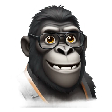 Winston saying greetings from overwatch  sticker