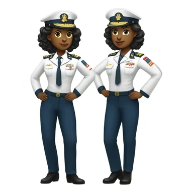 High kicking psychologist marine women sticker