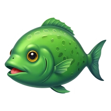 smelly fish green smell sticker