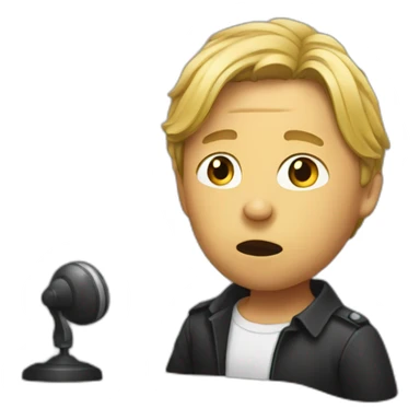 Personne interrogation sticker