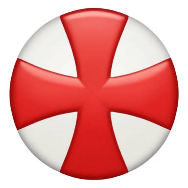 the red cross of the knights templar sticker