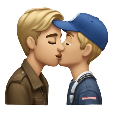 Justin Bieber kisses mailman sticker