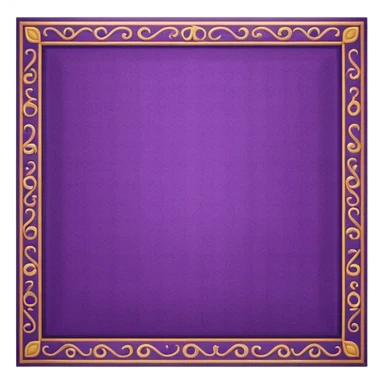 traditional patterned purple carpet sticker