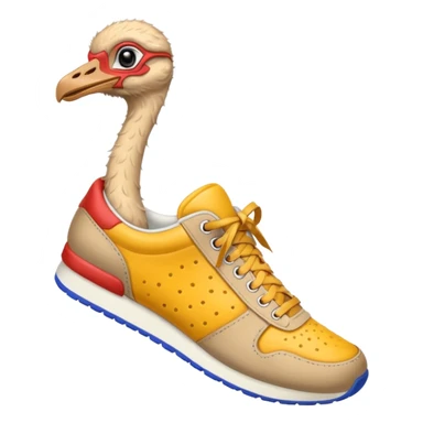 emojis.com ostrich-in-sneakers sticker
