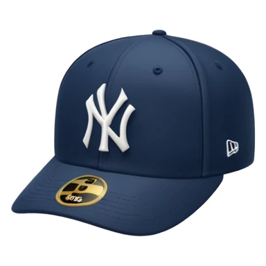 Brimless new york Yankee cap sticker