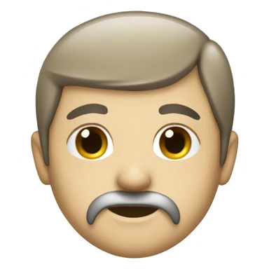 Delfin with beard sticker