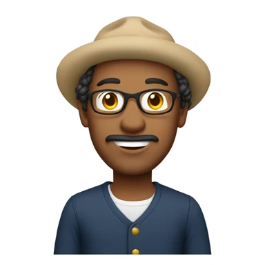 A man who represents French Brittany sticker