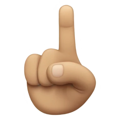 Finger pointing at you sticker