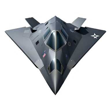 F-117 Nighthawk - Lockheed Martin (Stealth Grey) sticker