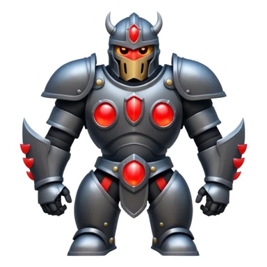 Mega knight from clash royal sticker