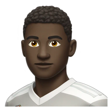 vinicius realistic football player sticker