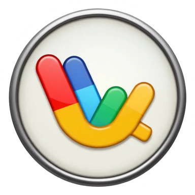 create an emoji of a metro sign. 4 variation sticker