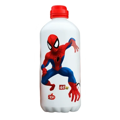Spiderman with a 40oz sticker