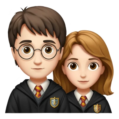Harry potter and hermione sticker