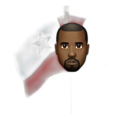 kanye west and serbian flag sticker