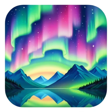 Northern Lights  sticker