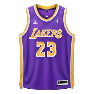 los angeles lakers jersey sticker