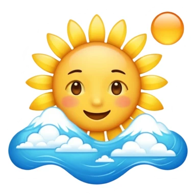 Sunny days ahead sticker