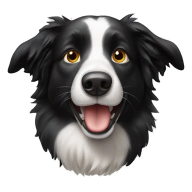 Border collie dog sticker