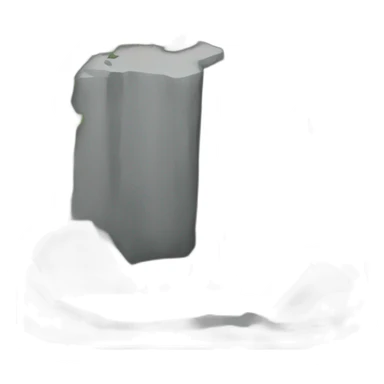 water spring with black stone 2.5D sticker