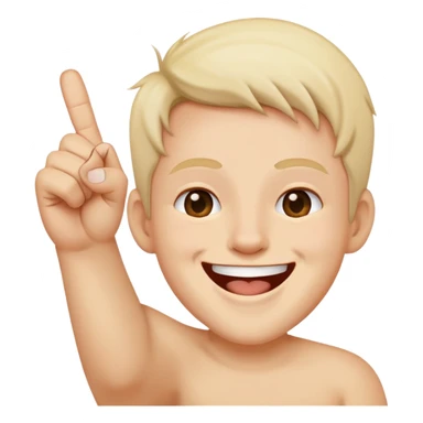 laughing with middle finger sticker