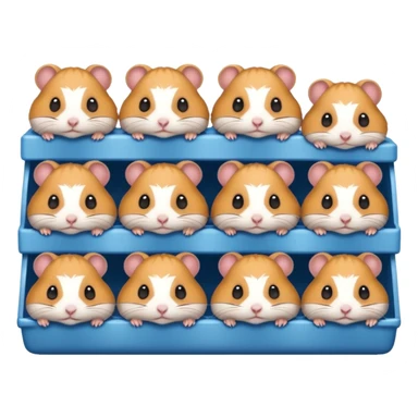 Spiritual hamster colony sticker