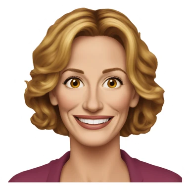Julia roberts in real life sticker