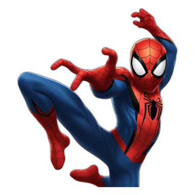 Spider man turning into symbiote spider man sticker