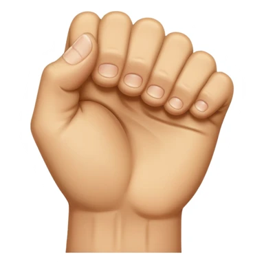 Crying fist emoji sticker