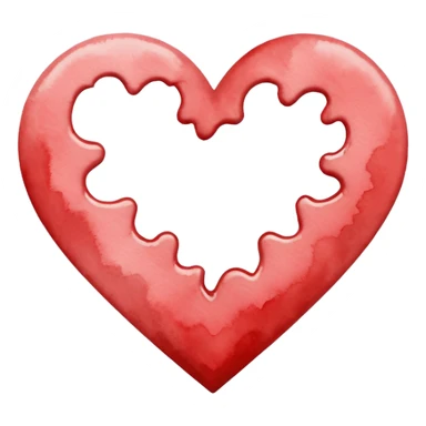 minimalist watercolor heart icon, monochromatic white washes, soft bleeding edges, on textured white paper, serene and emotional, perfect for app icon, transparent background, flat lay --style raw --stylize 150 sticker